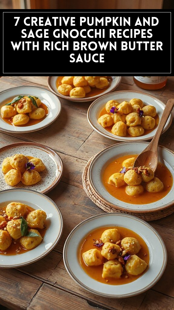 7 Creative Pumpkin and Sage Gnocchi Recipes With Rich Brown Butter Sauce