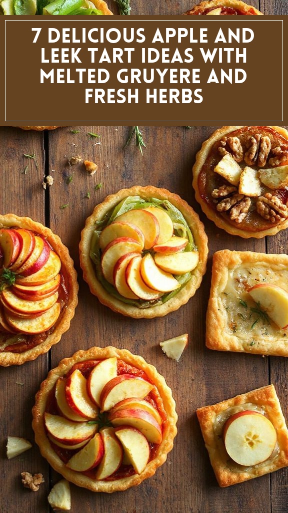 7 Delicious Apple and Leek Tart Ideas With Melted Gruyere and Fresh Herbs