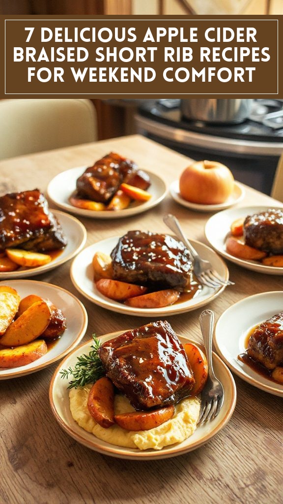7 Delicious Apple Cider Braised Short Rib Recipes for Weekend Comfort