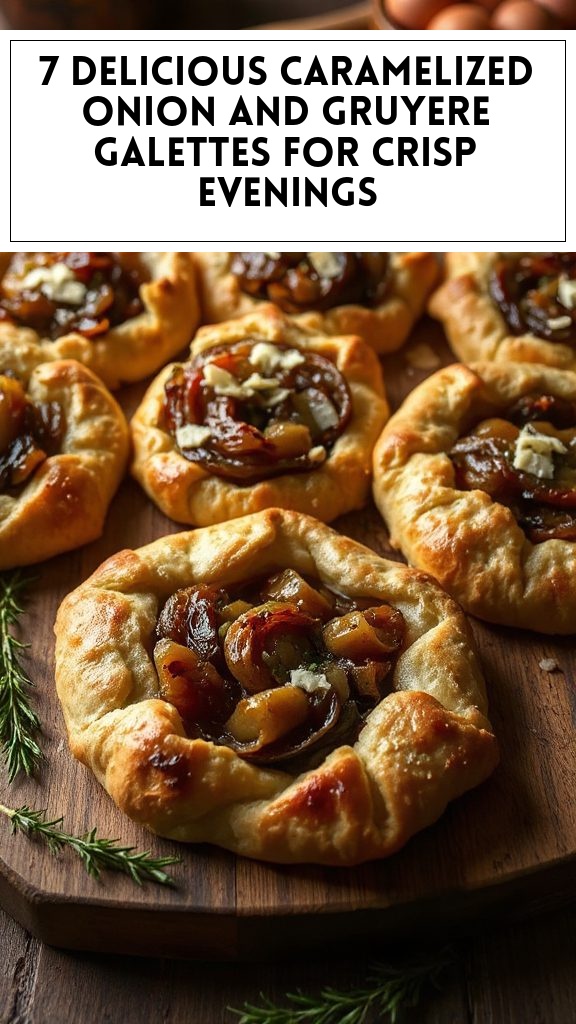 7 Delicious Caramelized Onion and Gruyere Galettes for Crisp Evenings