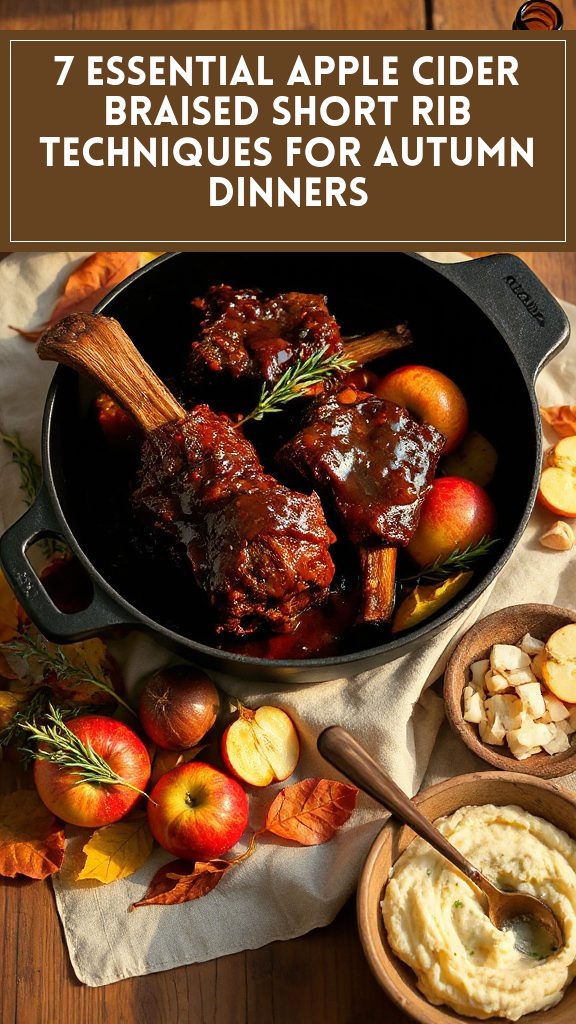 7 Essential Apple Cider Braised Short Rib Techniques for Autumn Dinners