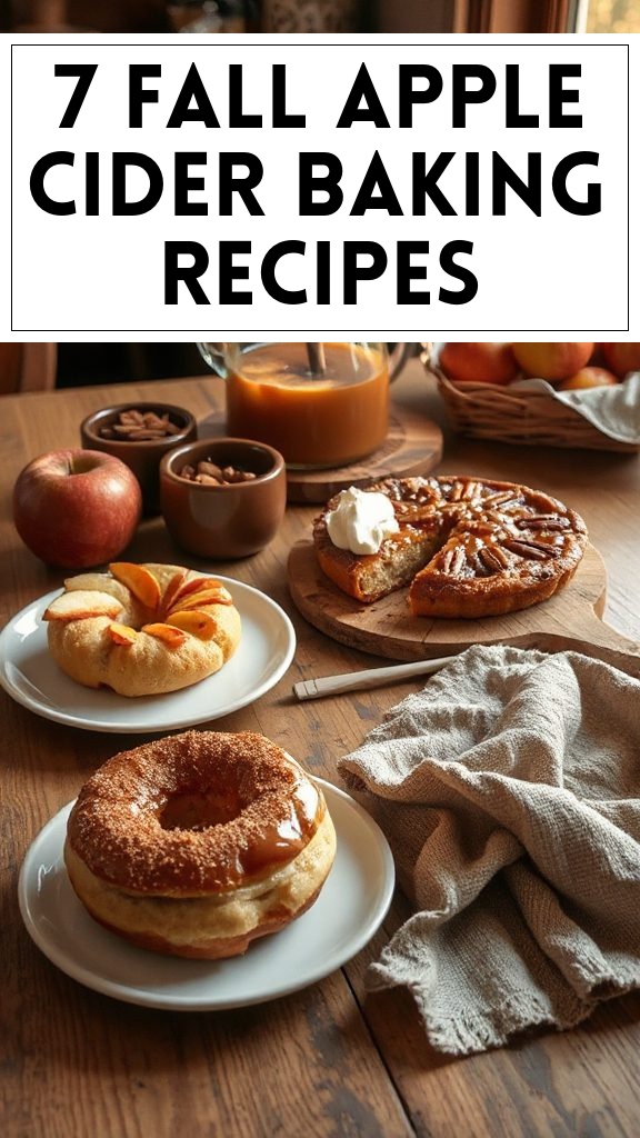 7 Fall Apple Cider Baking Recipes