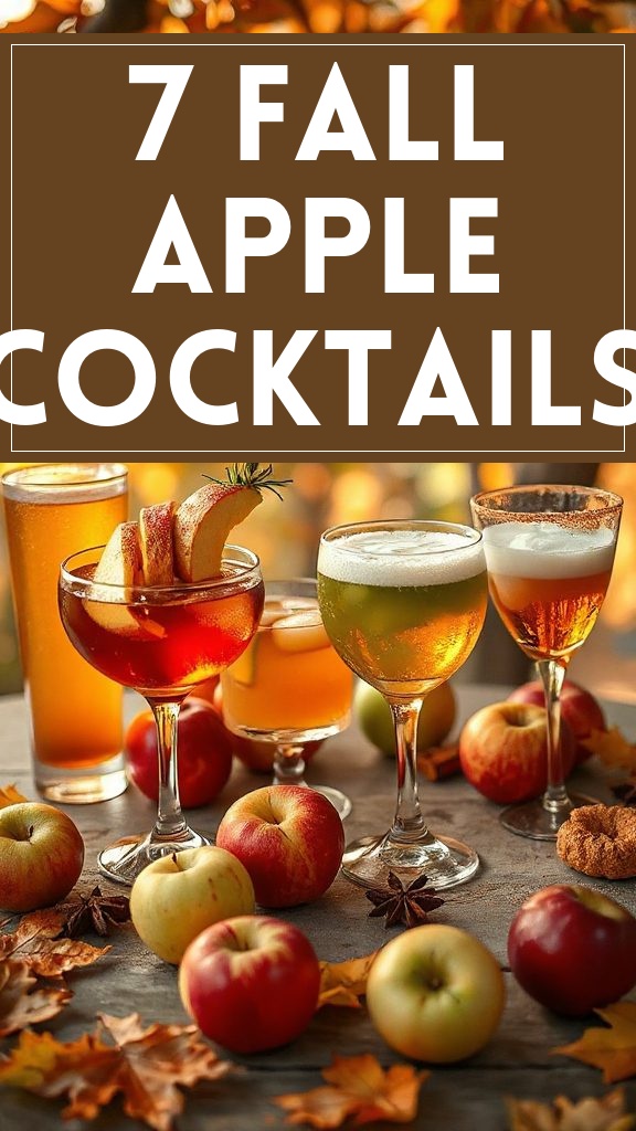 7 Fall Apple Cocktails