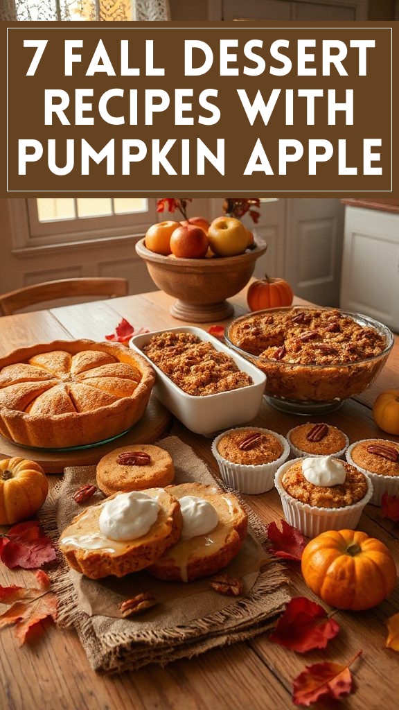 7 Fall Dessert Recipes With Pumpkin Apple