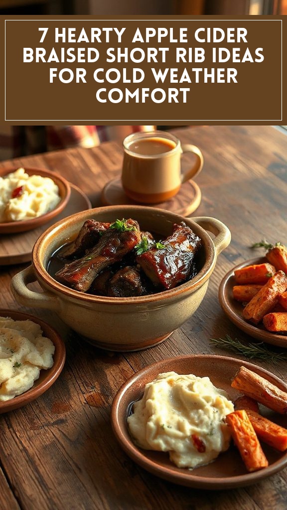 7 Hearty Apple Cider Braised Short Rib Ideas for Cold Weather Comfort