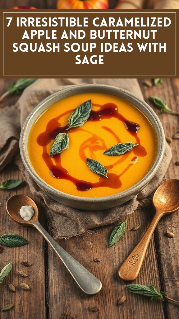 7 Irresistible Caramelized Apple and Butternut Squash Soup Ideas With Sage