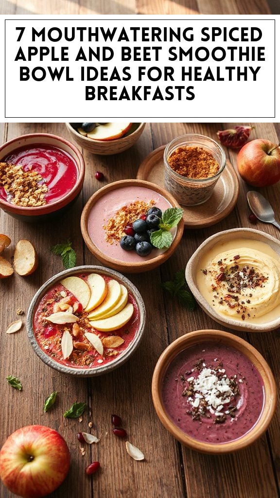 7 Mouthwatering Spiced Apple and Beet Smoothie Bowl Ideas for Healthy Breakfasts