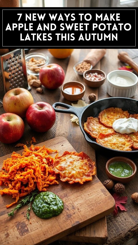 7 New Ways to Make Apple and Sweet Potato Latkes This Autumn
