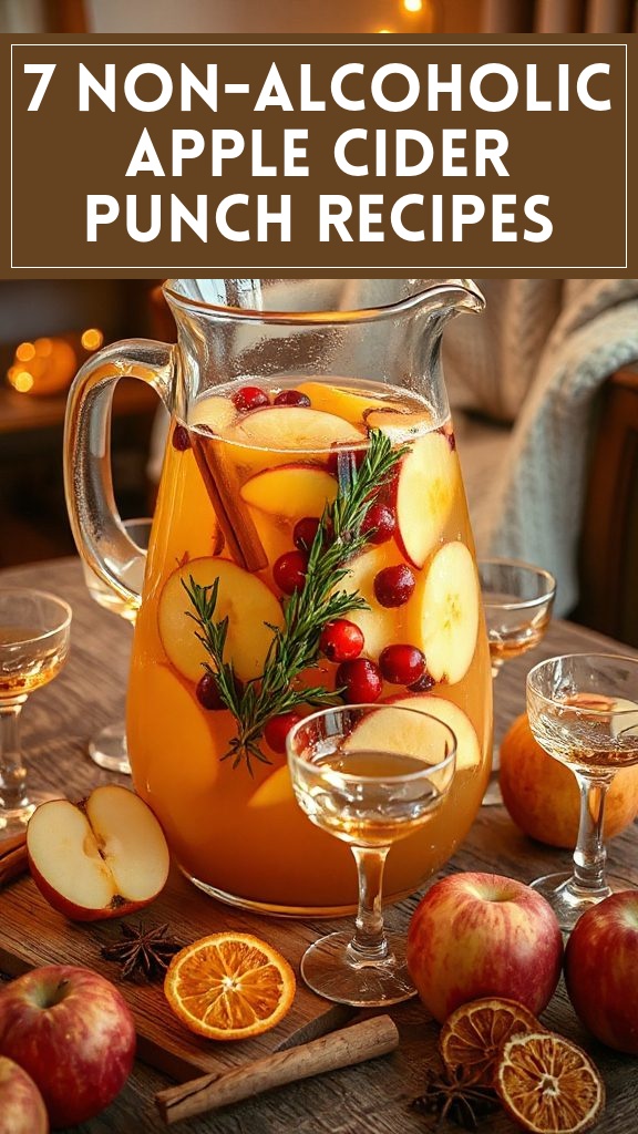 7 Non-Alcoholic Apple Cider Punch Recipes
