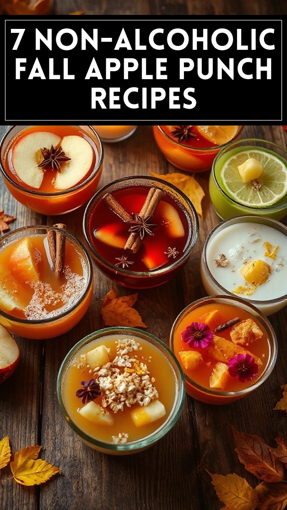 7 Non-Alcoholic Fall Apple Punch Recipes