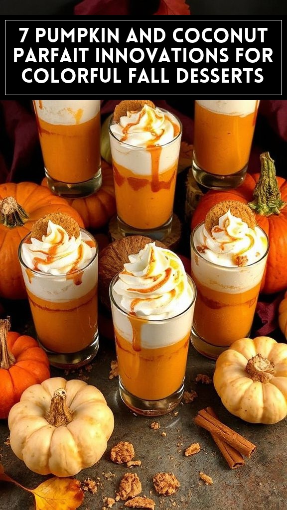 7 Pumpkin and Coconut Parfait Innovations for Colorful Fall Desserts