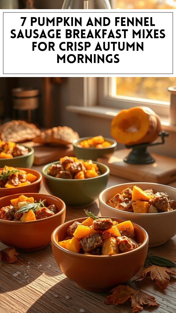 7 Pumpkin and Fennel Sausage Breakfast Mixes for Crisp Autumn Mornings