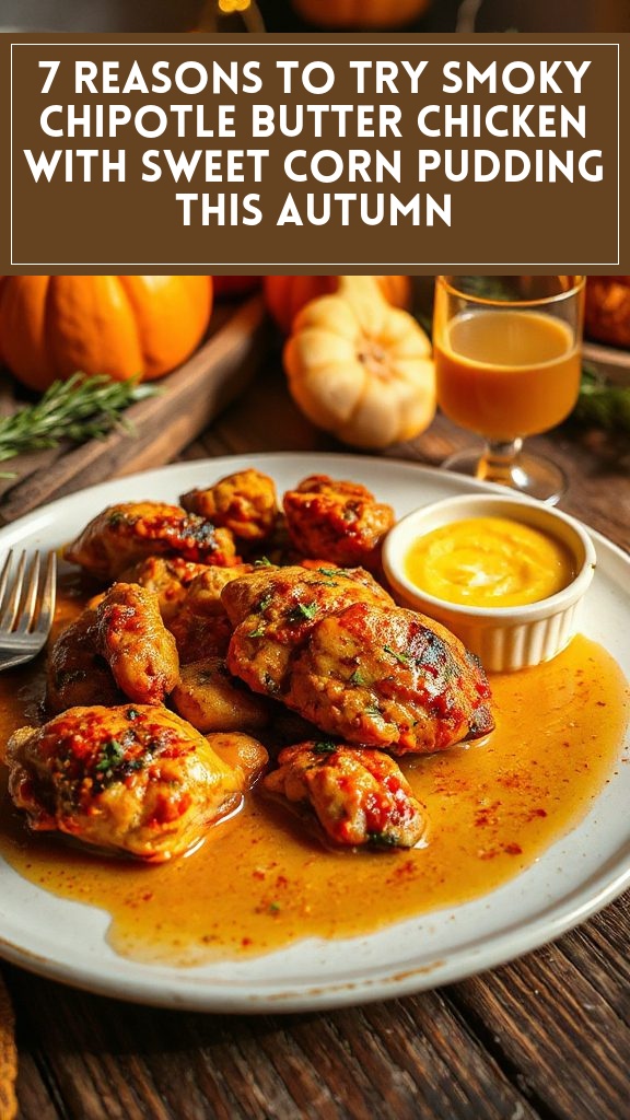 7 Reasons to Try Smoky Chipotle Butter Chicken With Sweet Corn Pudding This Autumn