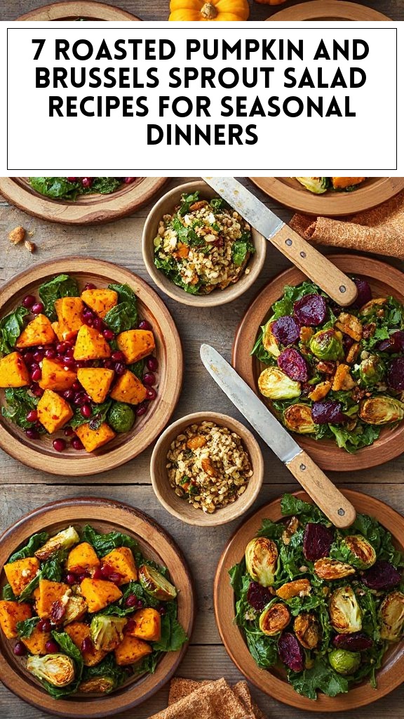7 Roasted Pumpkin and Brussels Sprout Salad Recipes for Seasonal Dinners