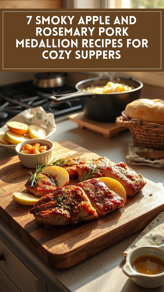 7 Smoky Apple and Rosemary Pork Medallion Recipes for Cozy Suppers