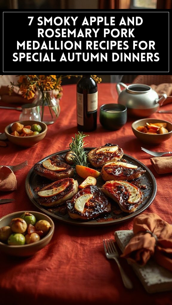 7 Smoky Apple and Rosemary Pork Medallion Recipes for Special Autumn Dinners