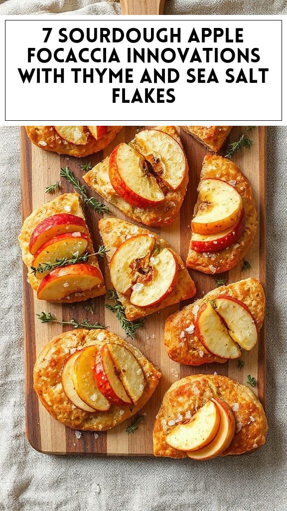 7 Sourdough Apple Focaccia Innovations With Thyme and Sea Salt Flakes