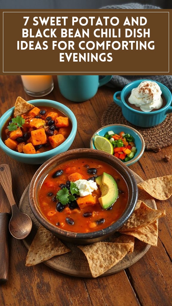 7 Sweet Potato and Black Bean Chili Dish Ideas for Comforting Evenings