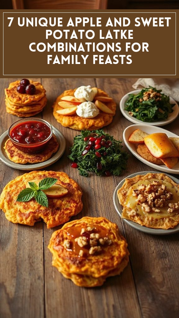 7 Unique Apple and Sweet Potato Latke Combinations for Family Feasts