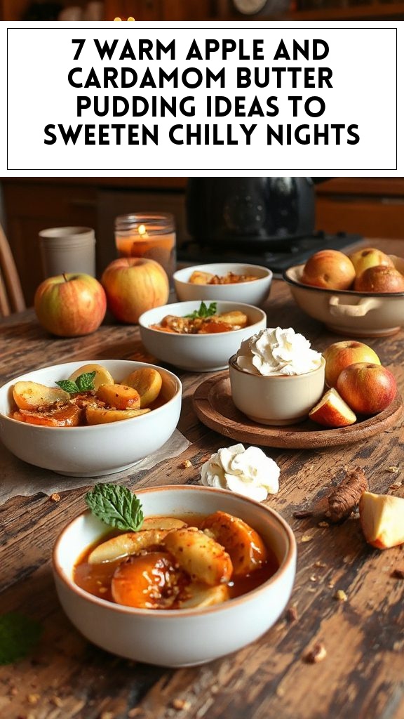 7 Warm Apple and Cardamom Butter Pudding Ideas to Sweeten Chilly Nights