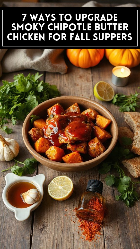 7 Ways to Upgrade Smoky Chipotle Butter Chicken for Fall Suppers