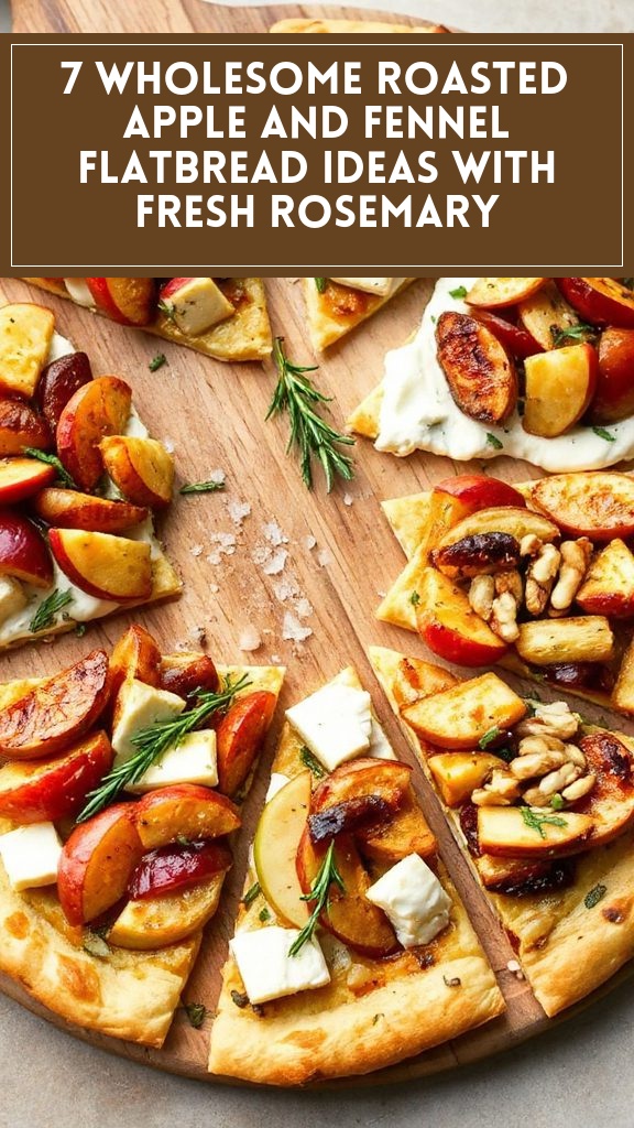 7 Wholesome Roasted Apple and Fennel Flatbread Ideas With Fresh Rosemary